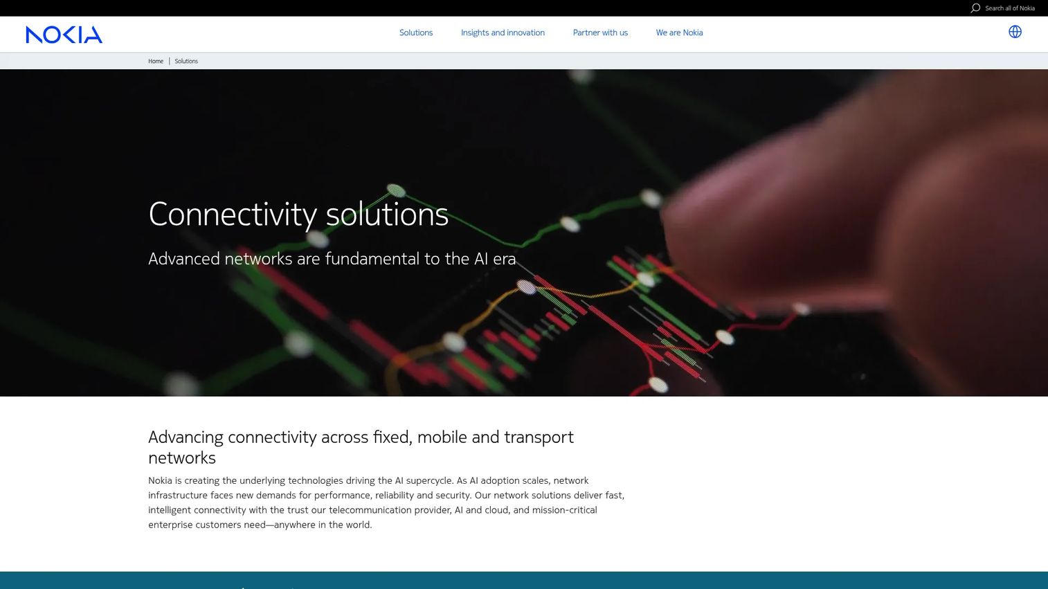 Nokia API Hub marketplace for network APIs