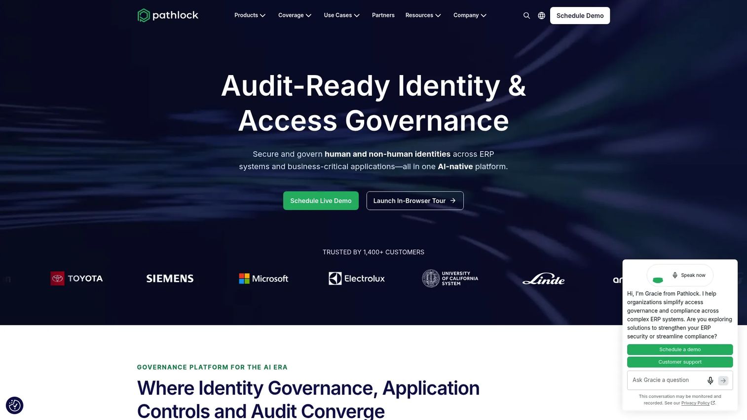Pathlock access governance dashboard for SAP roles and segregation of duties