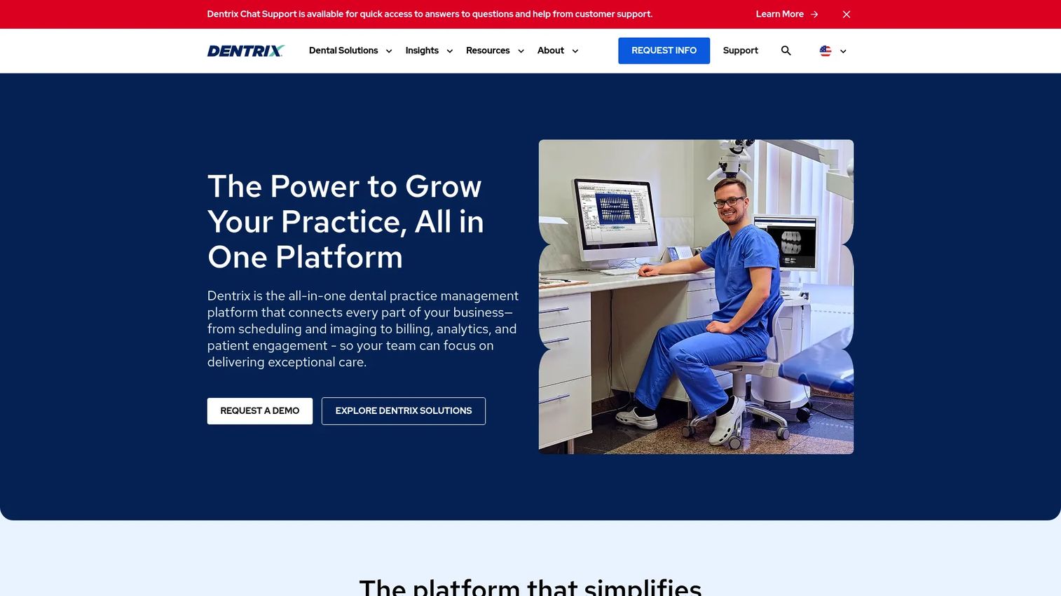 Dentrix dental practice management software
