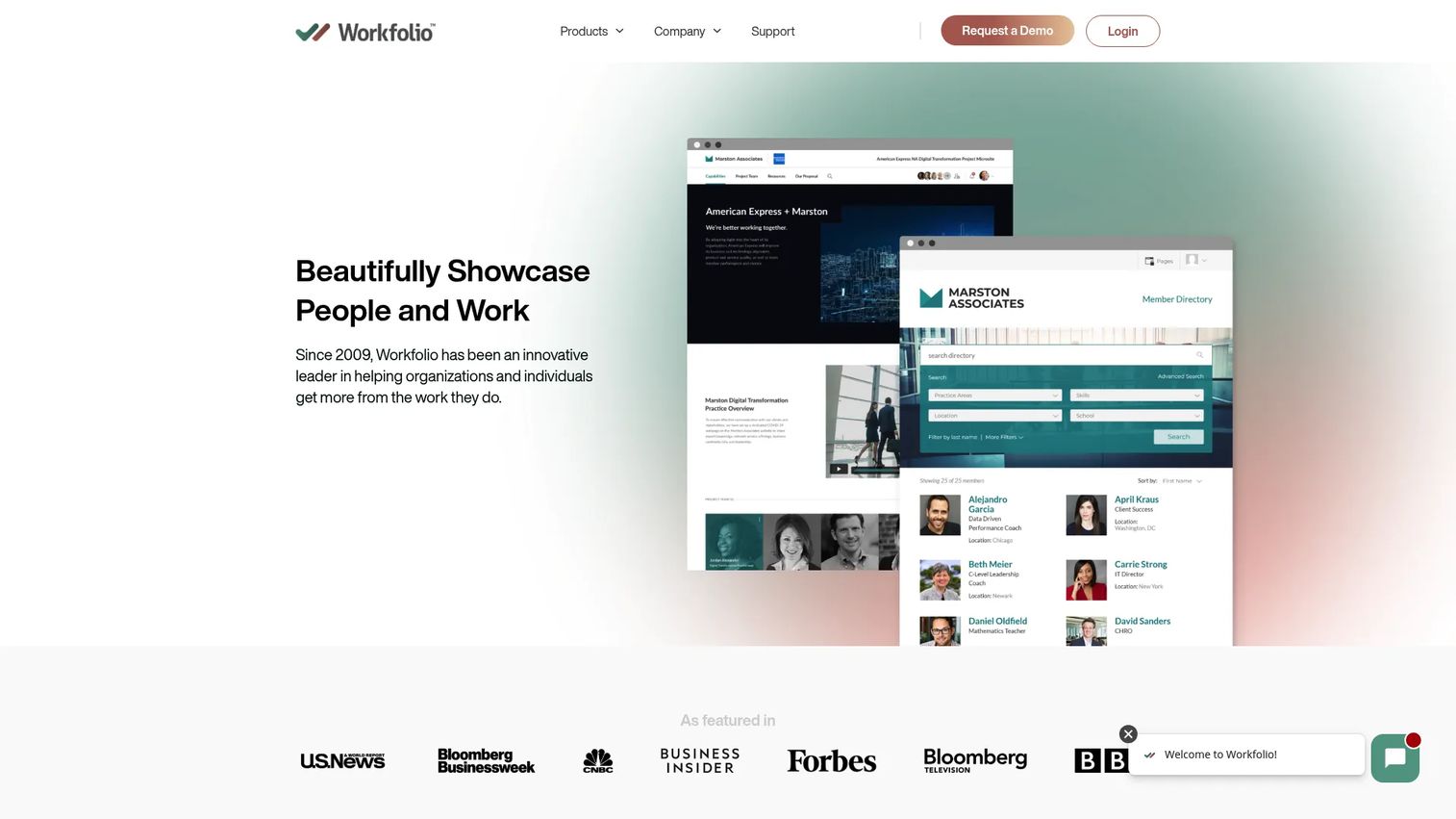 Workfolio Directory profile directory software