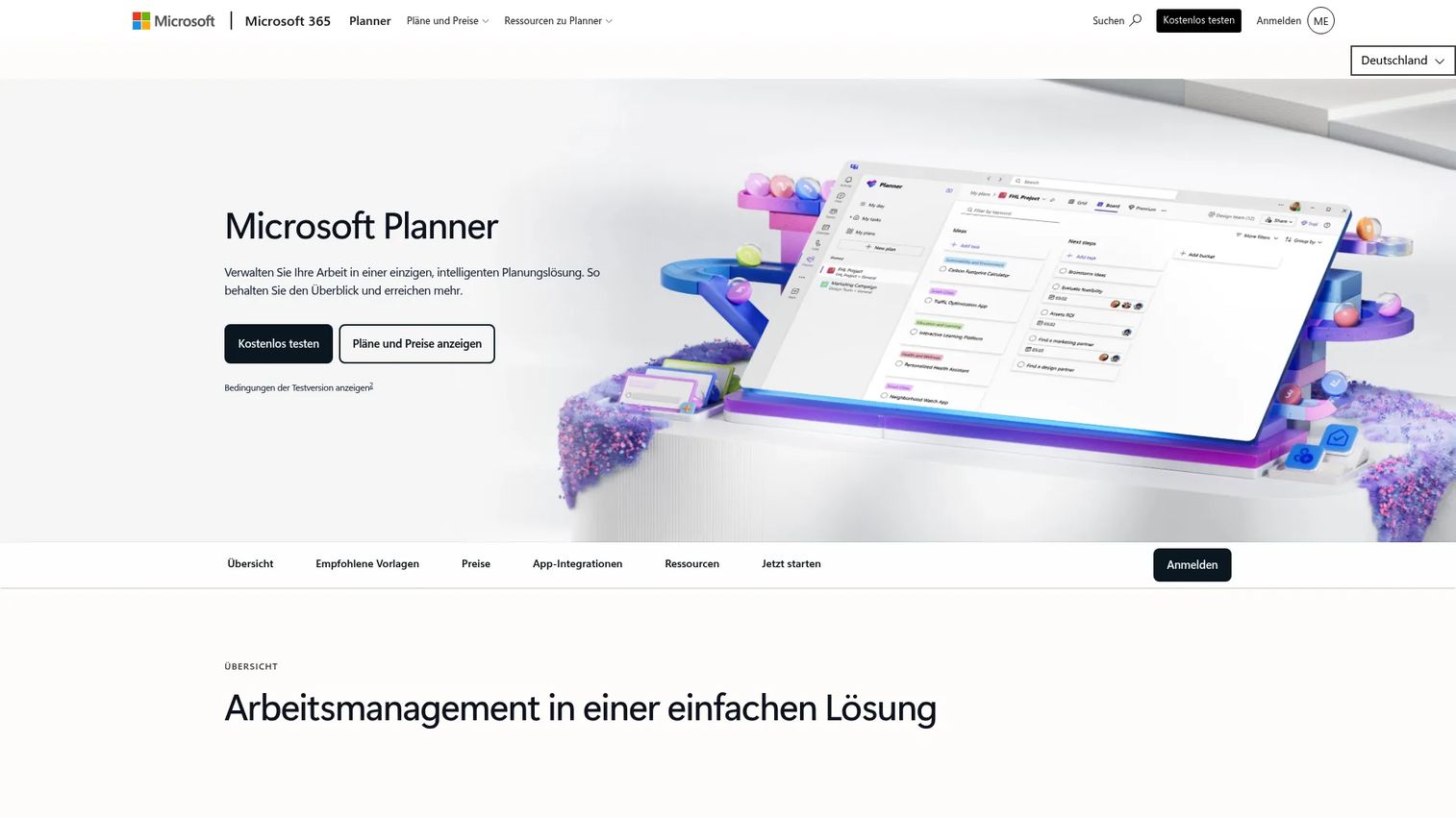 Microsoft Planner timeline and board view