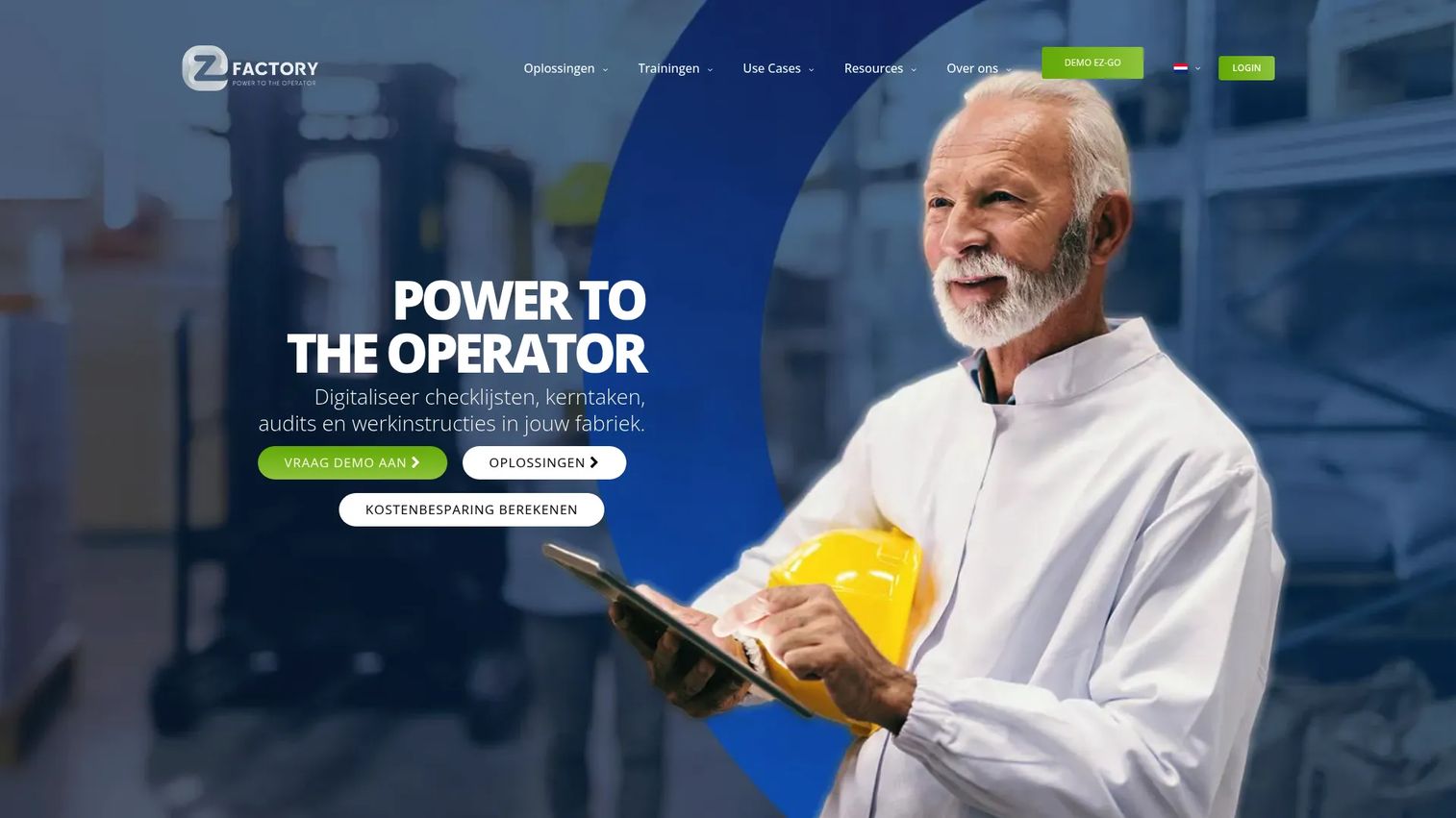 EZ Factory factory-floor work instructions homepage