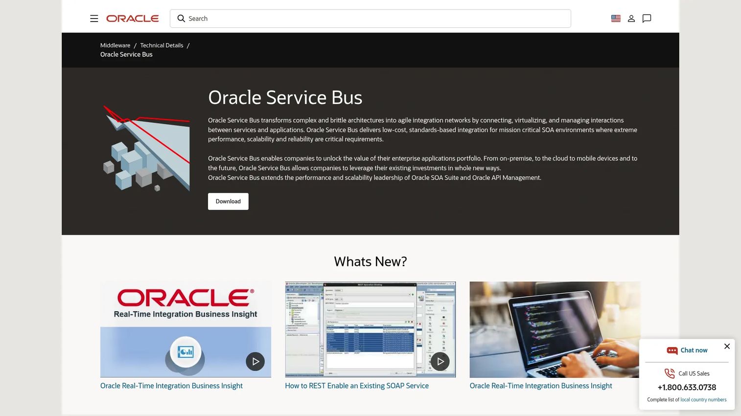 Oracle Enterprise Service Bus service mediation and routing architecture