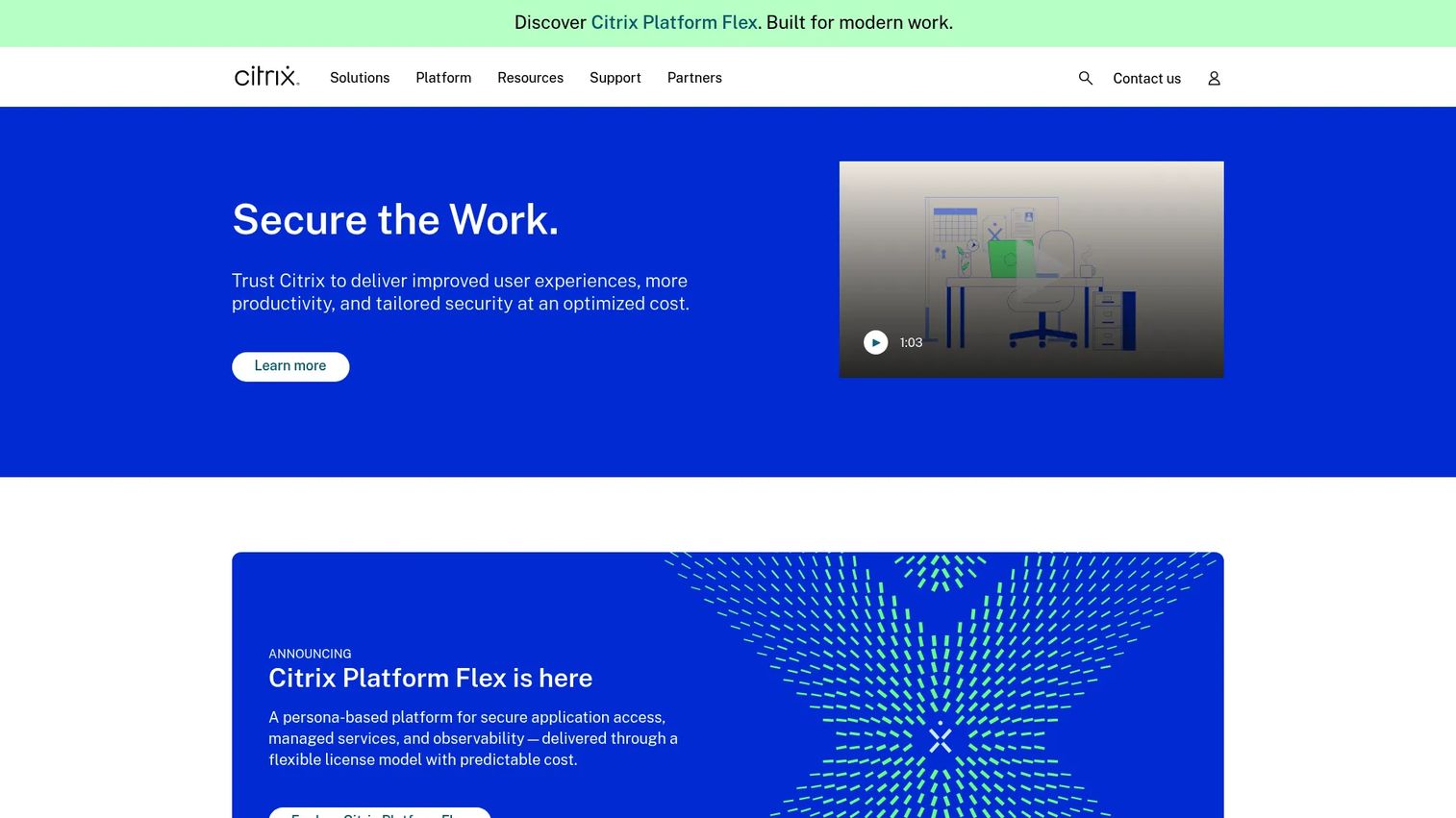 Citrix SD-WAN management console for branch connectivity