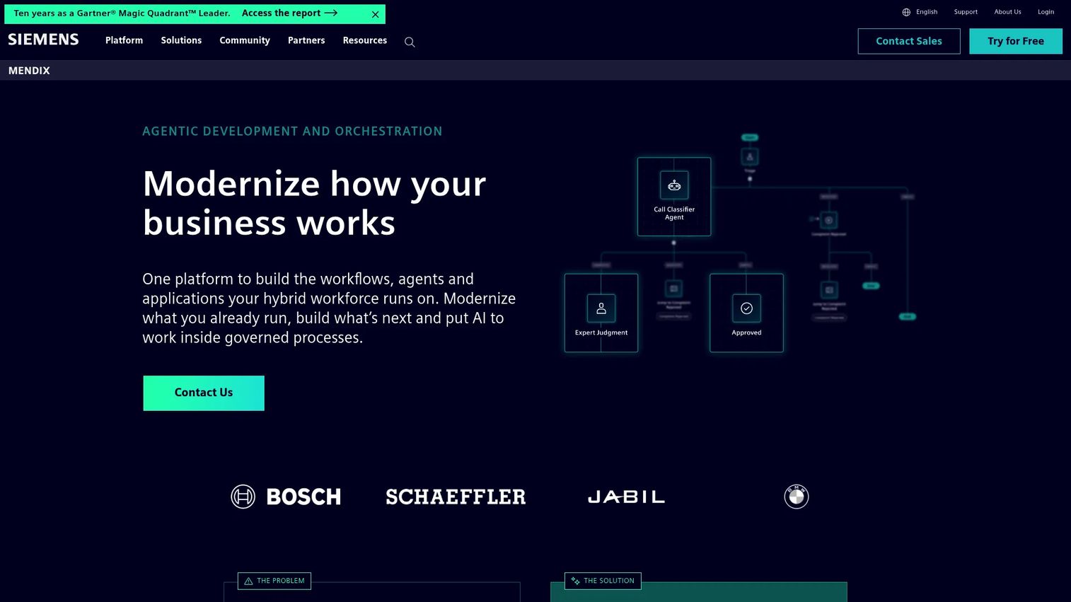 Mendix low-code application development platform