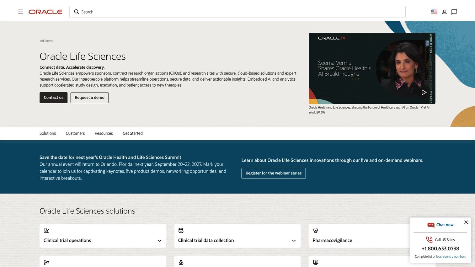 Oracle Life Sciences eTMF platform for enterprise clinical trial operations
