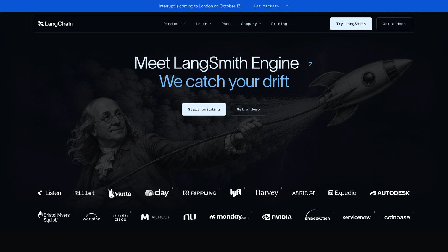 LangChain workflow showing orchestration for an LLM application