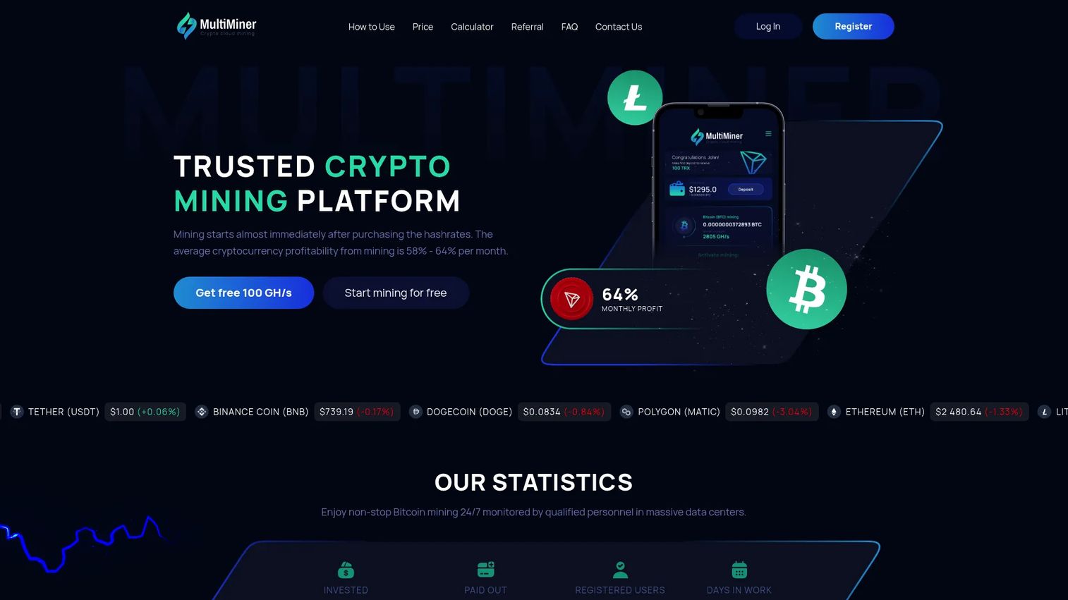 MultiMiner desktop mining software interface