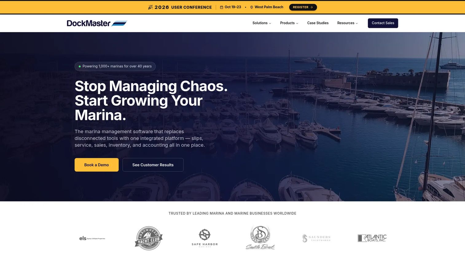 DockMaster marina management software for storage, billing, and service operations