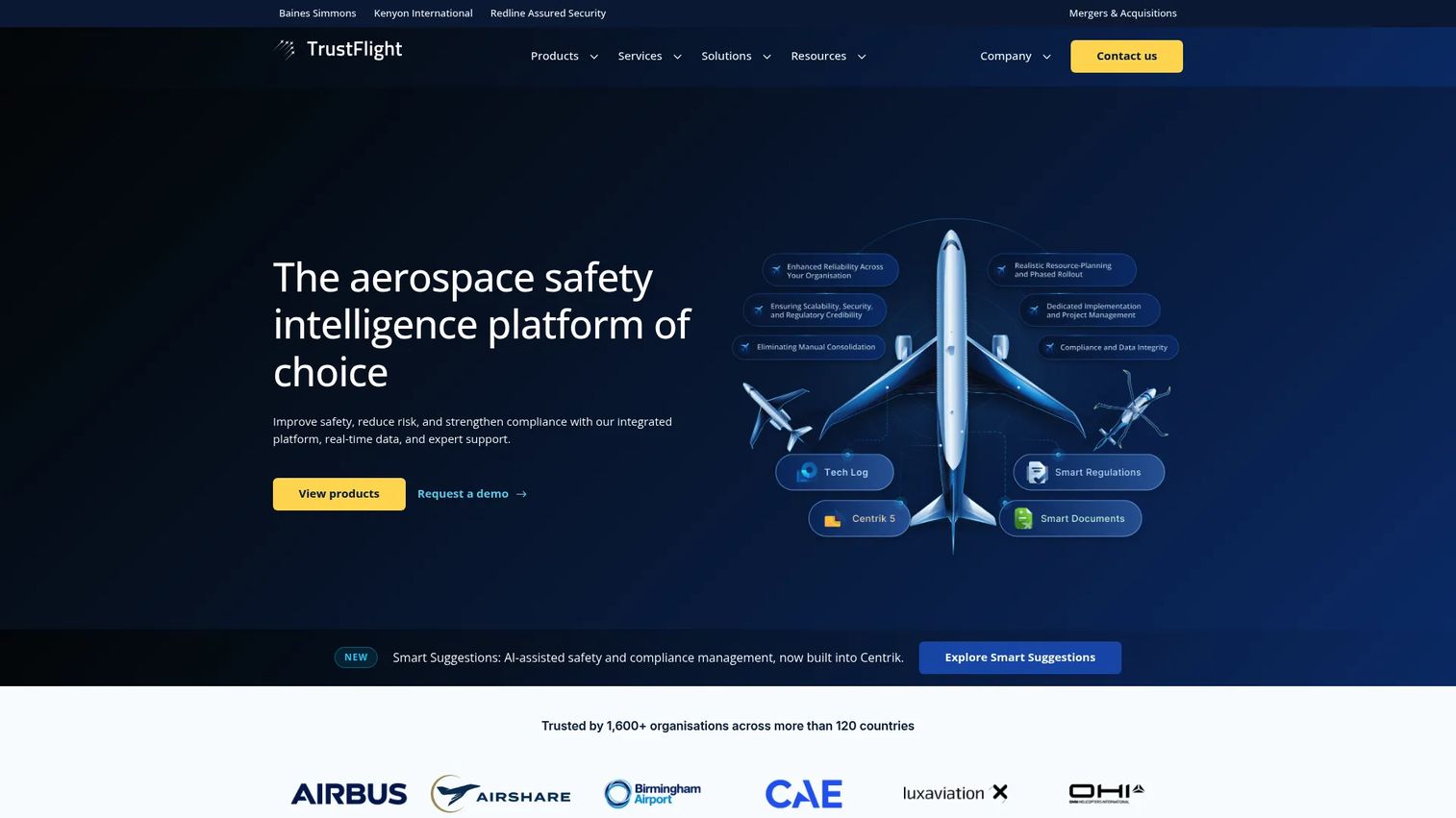 TrustFlight digital aviation manuals and quality management workspace