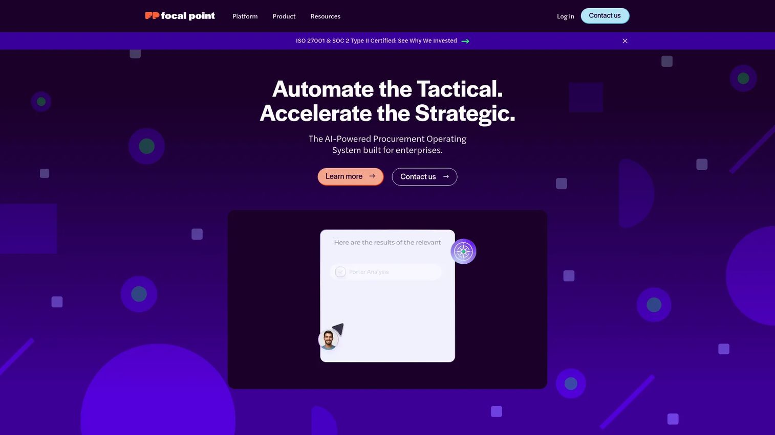 Focal Point homepage screenshot