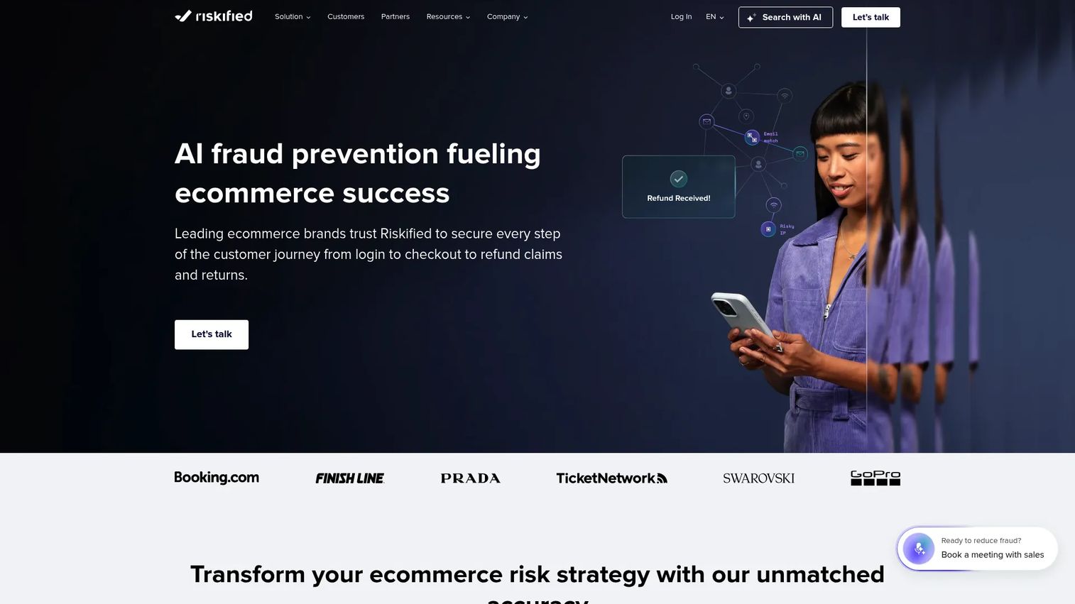 Riskified ecommerce fraud prevention software