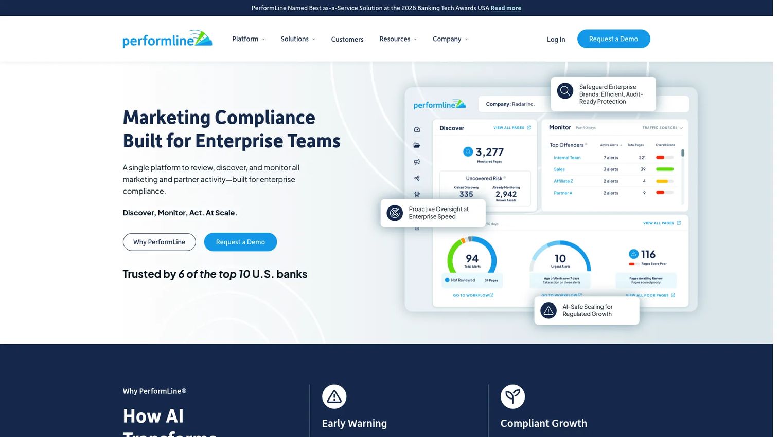 PerformLine marketing compliance monitoring platform