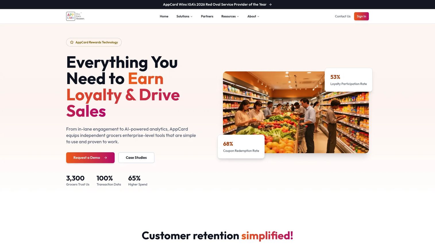 AppCard loyalty marketing software dashboard