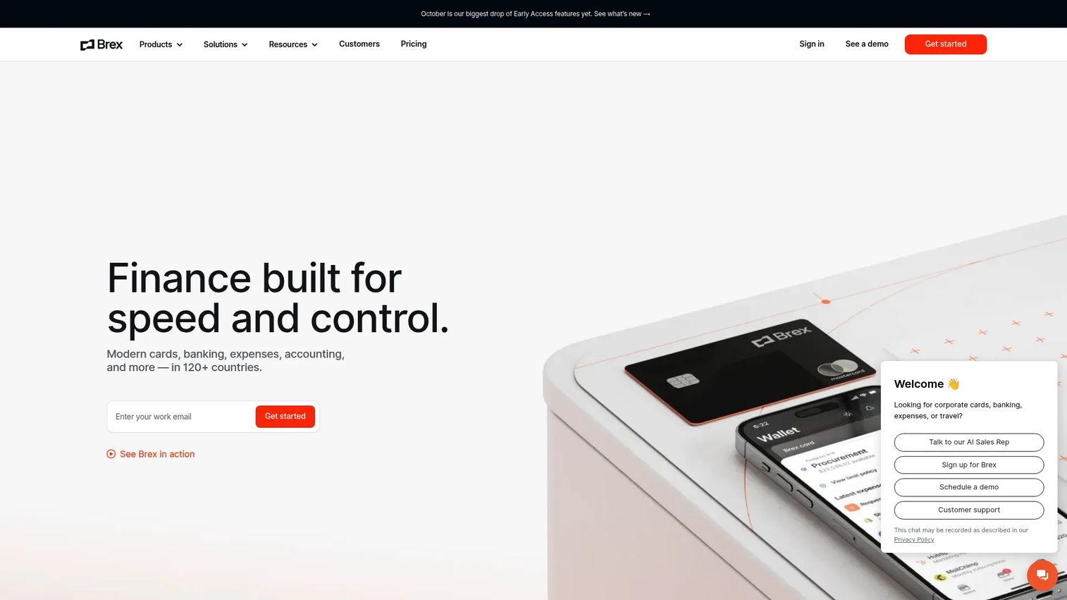 Brex expense and corporate card platform