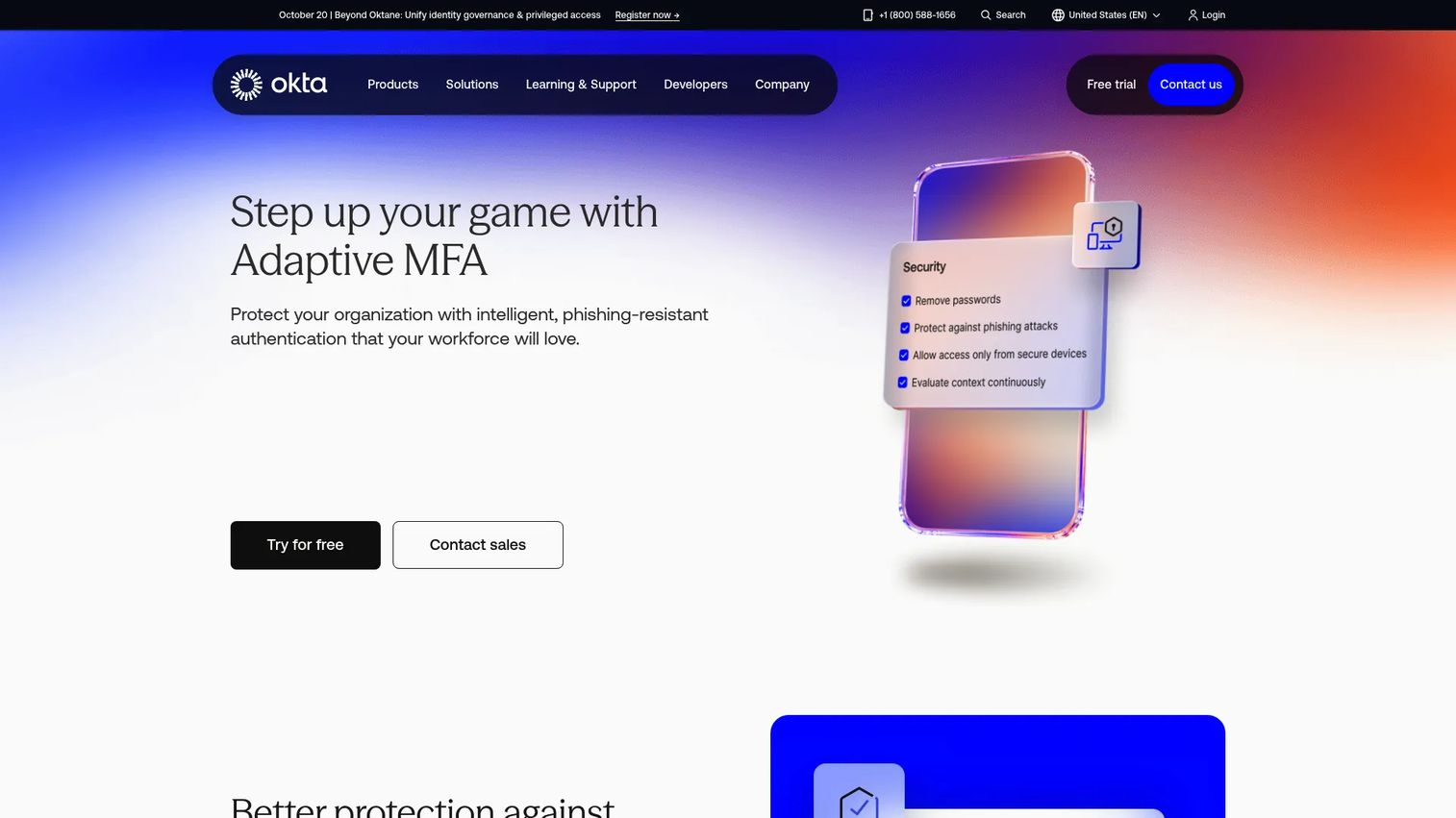 Adaptive authentication policy builder