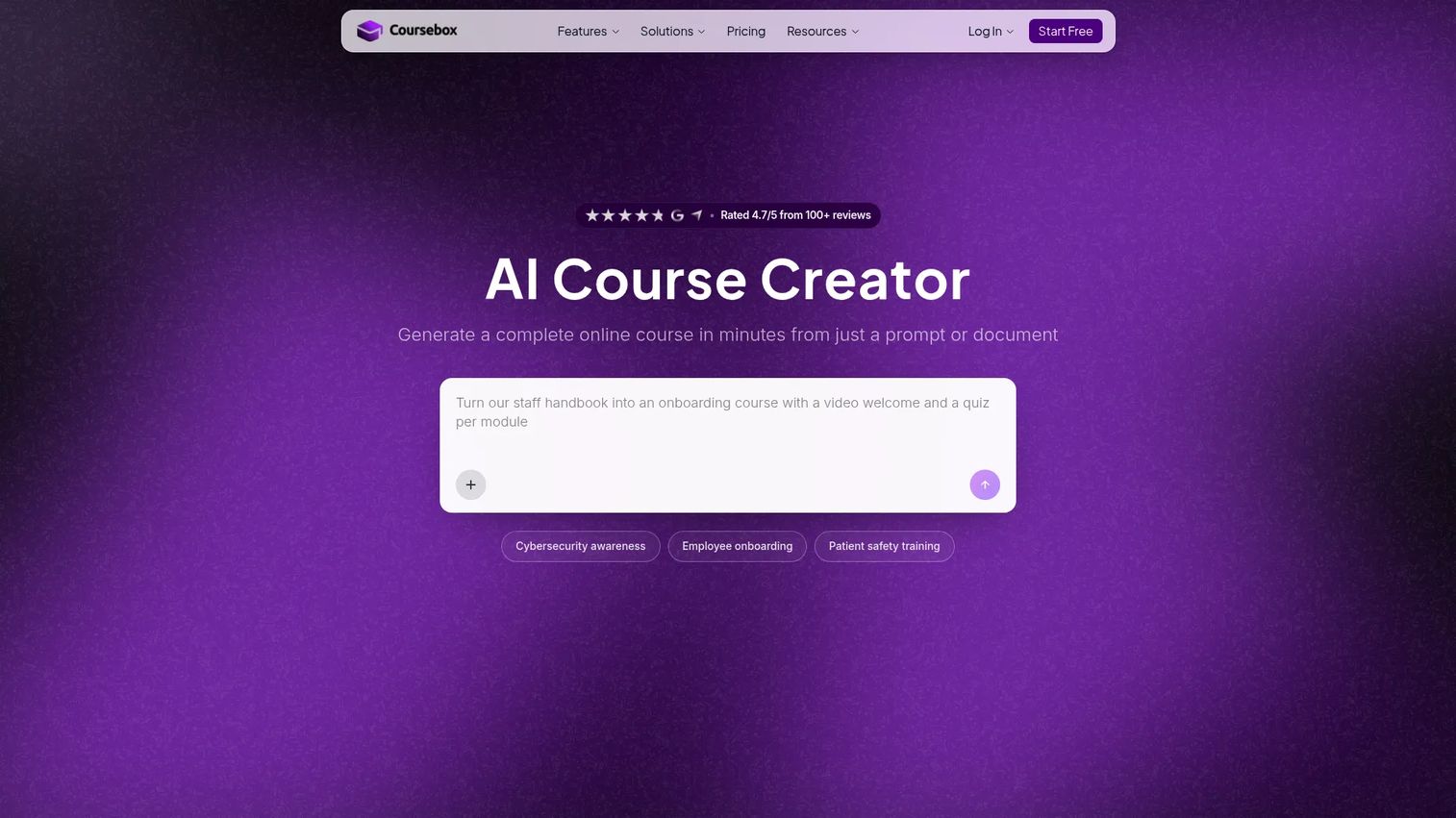 Coursebox AI assessment and grading workflow inside a course builder