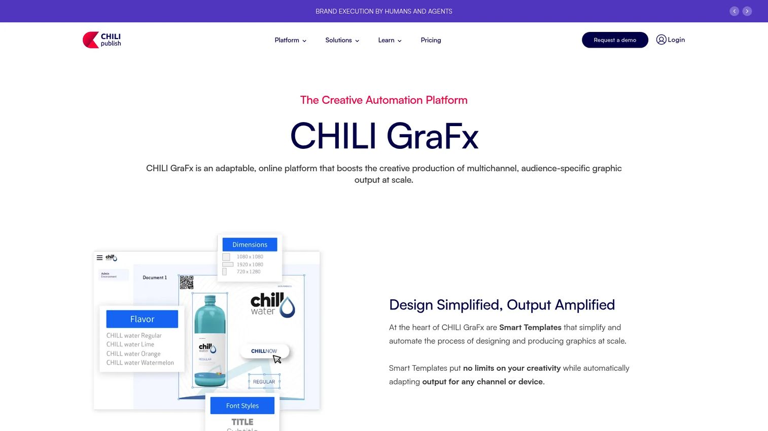 CHILI GraFx browser editor for personalized print and digital marketing assets