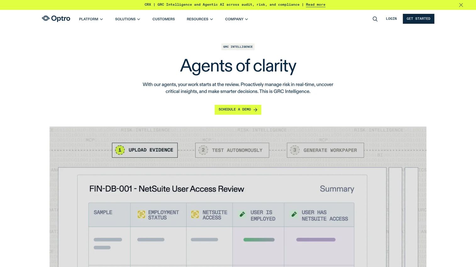 AuditBoard audit and risk management dashboard