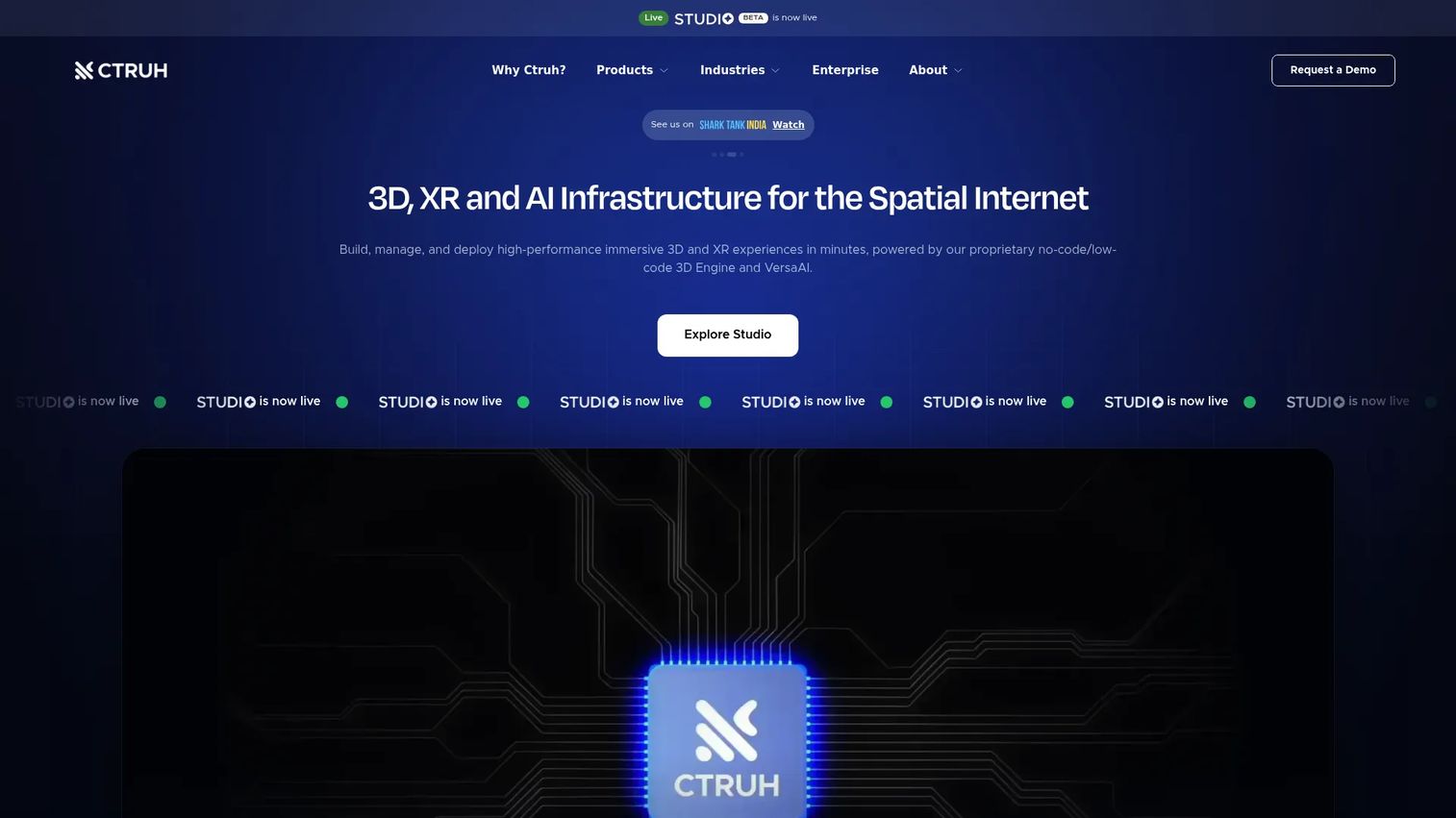 Ctruh Studio 3D and AR content creation platform