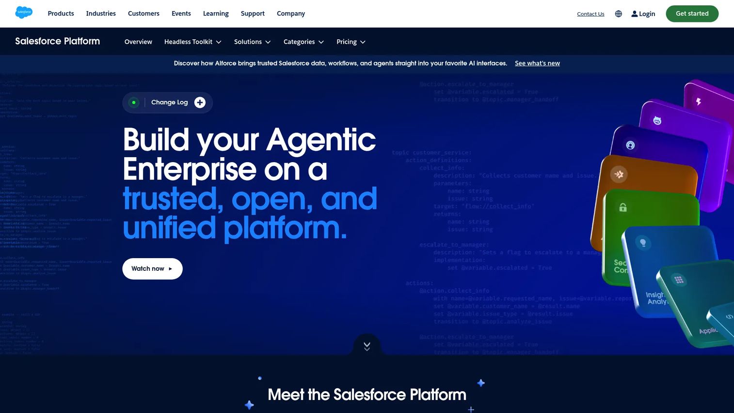Salesforce Lightning Platform app builder