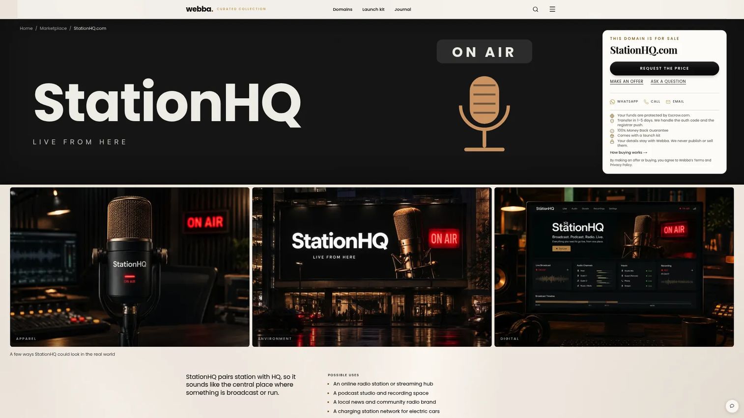 Station desktop workspace for multiple web apps