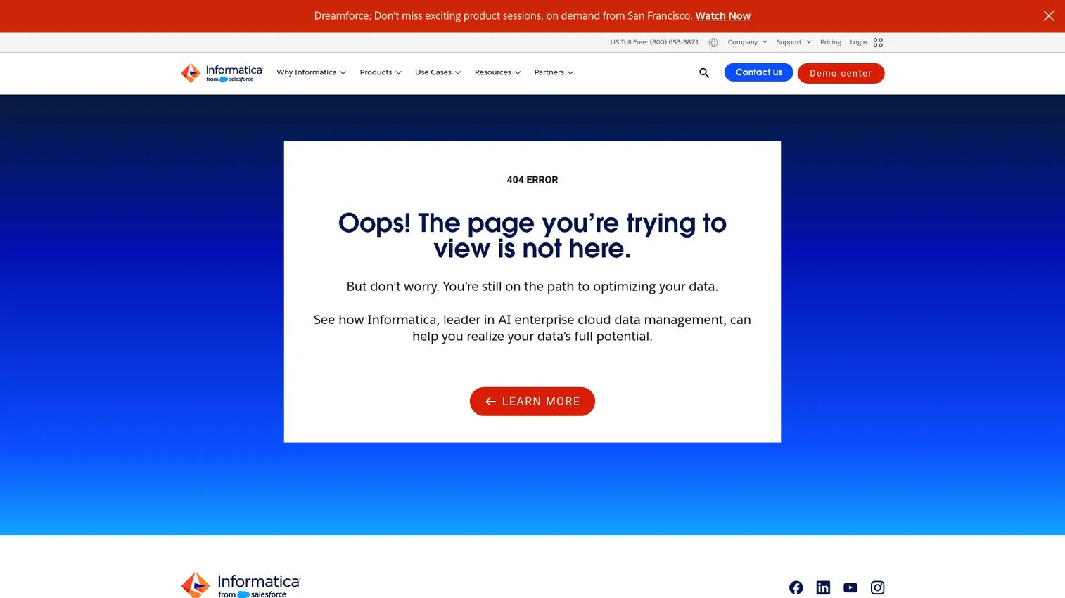 Informatica Intelligent Data Management Cloud governance and integration platform