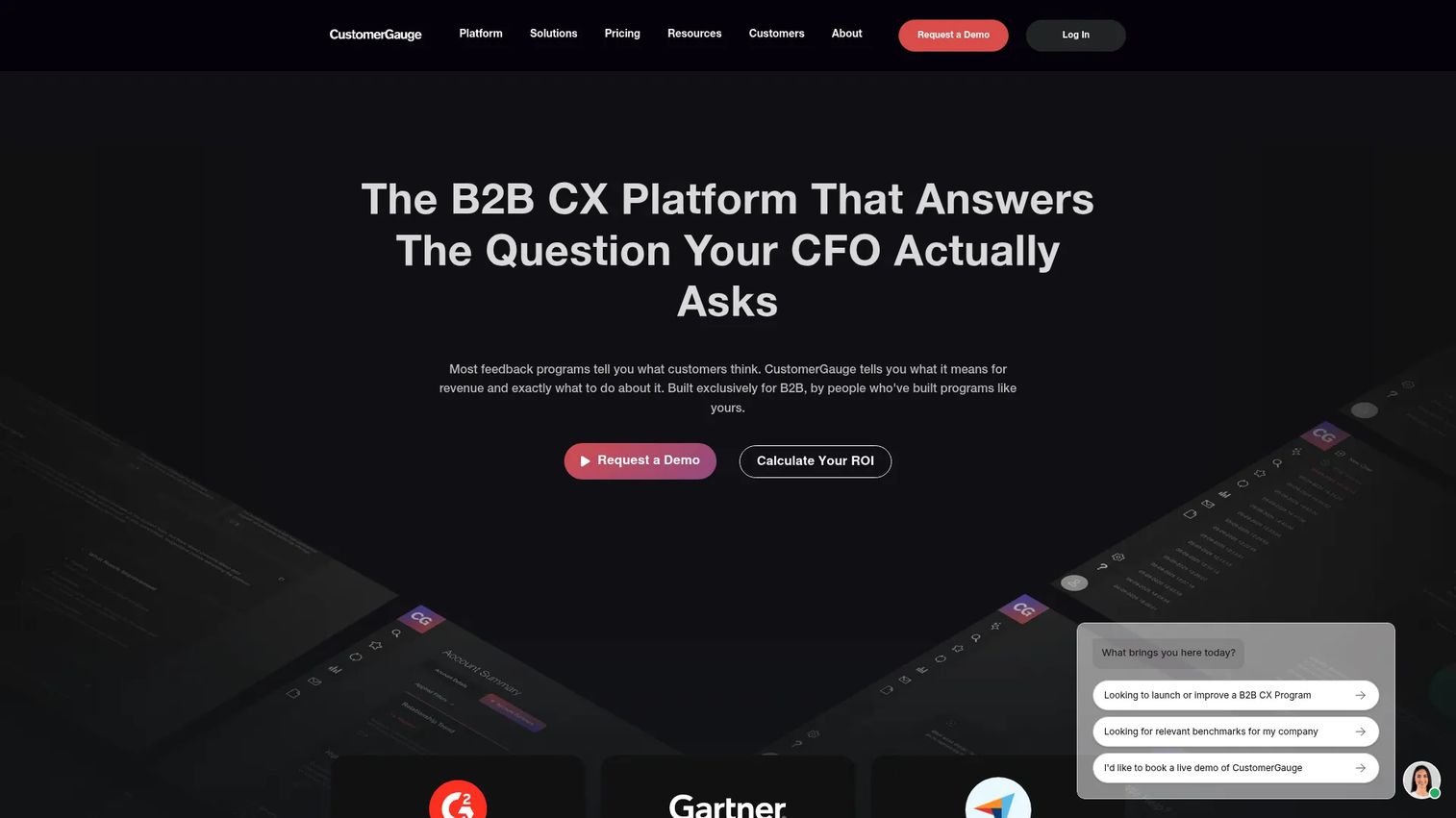 CustomerGauge customer feedback and NPS dashboard for consumer goods companies