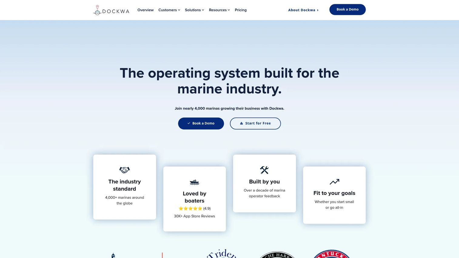 Dockwa online marina reservation software for transient boaters