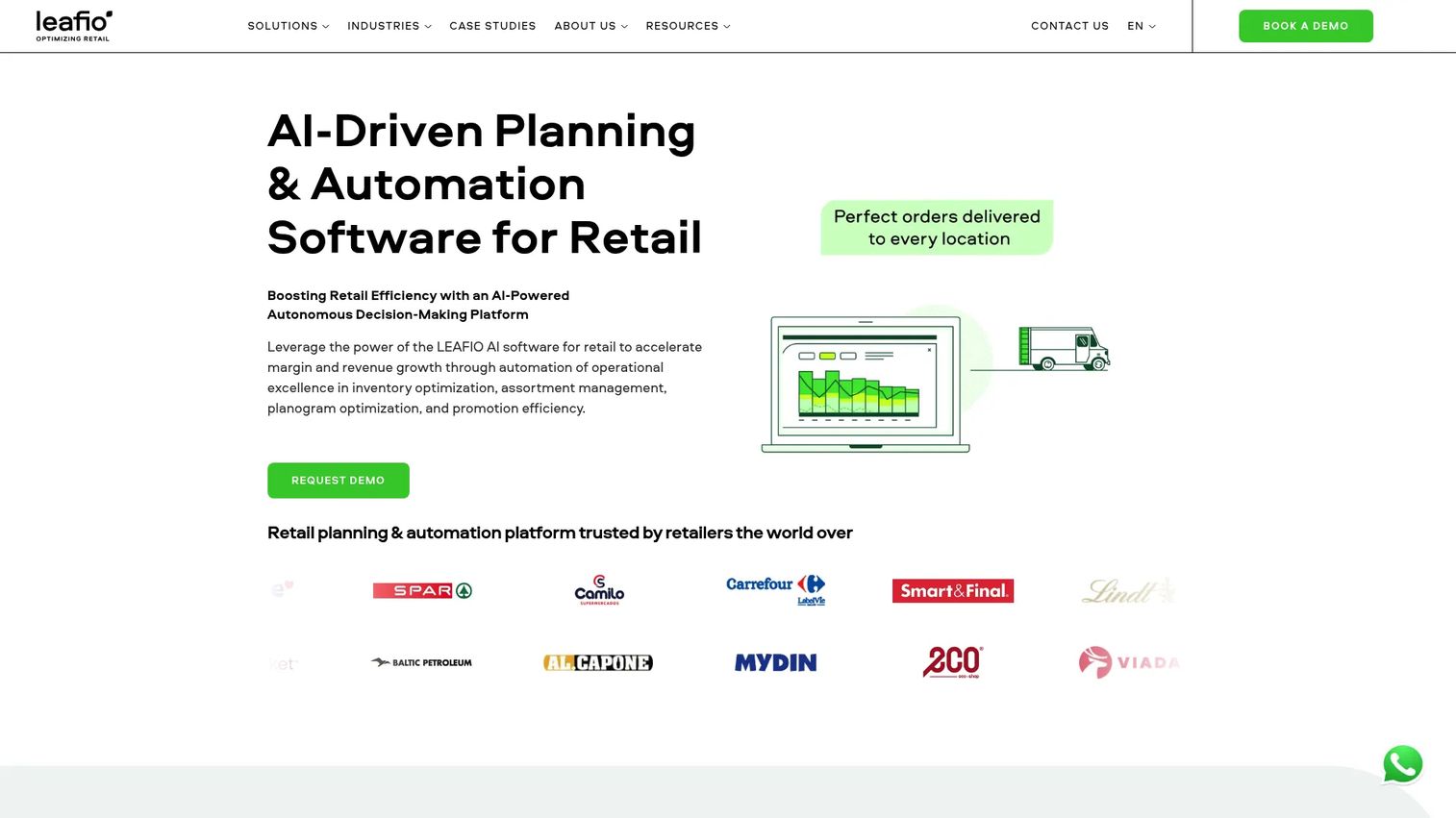LEAFIO AI demand planning and inventory optimization software