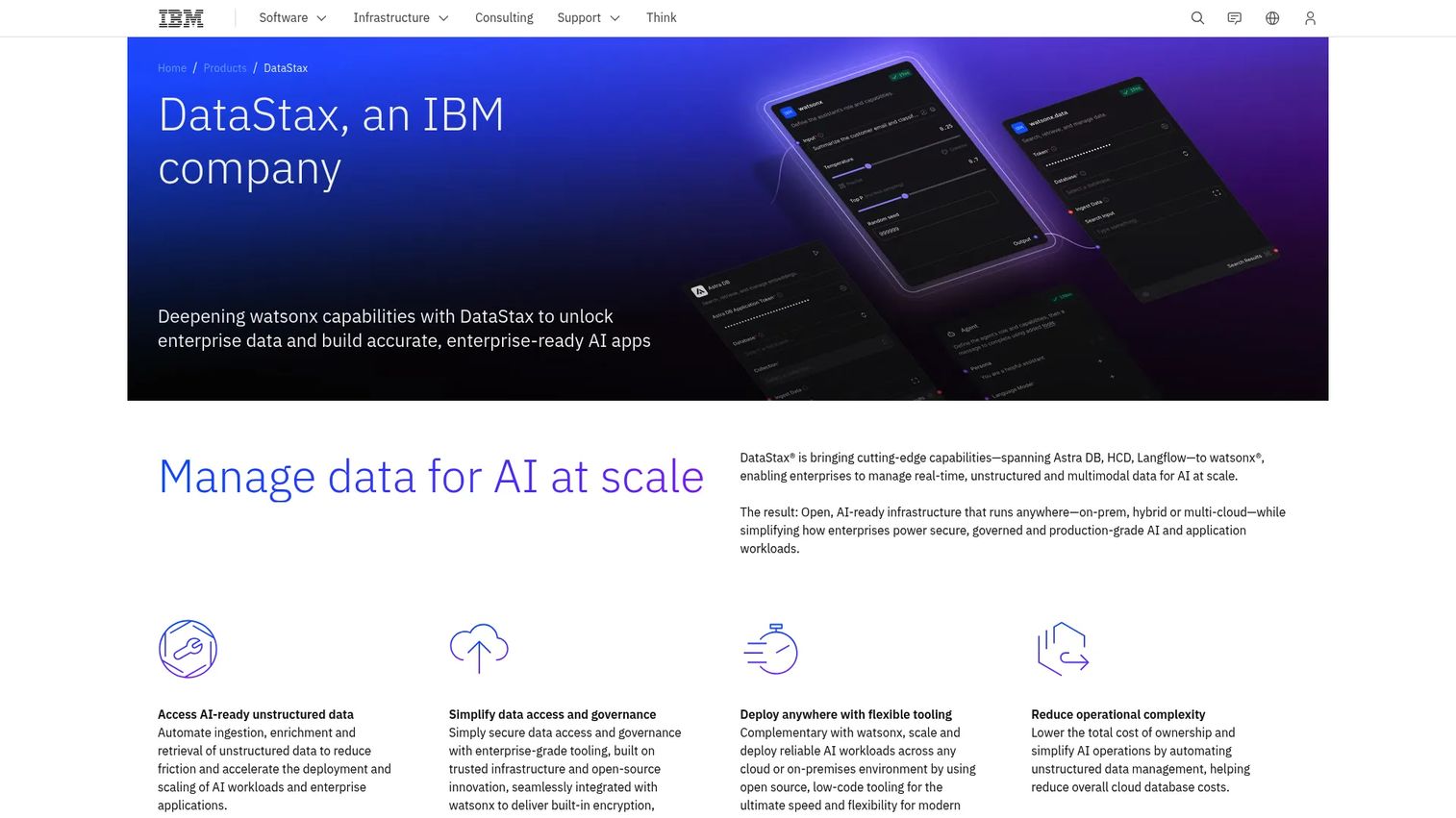 DataStax Astra DB managed Cassandra database service