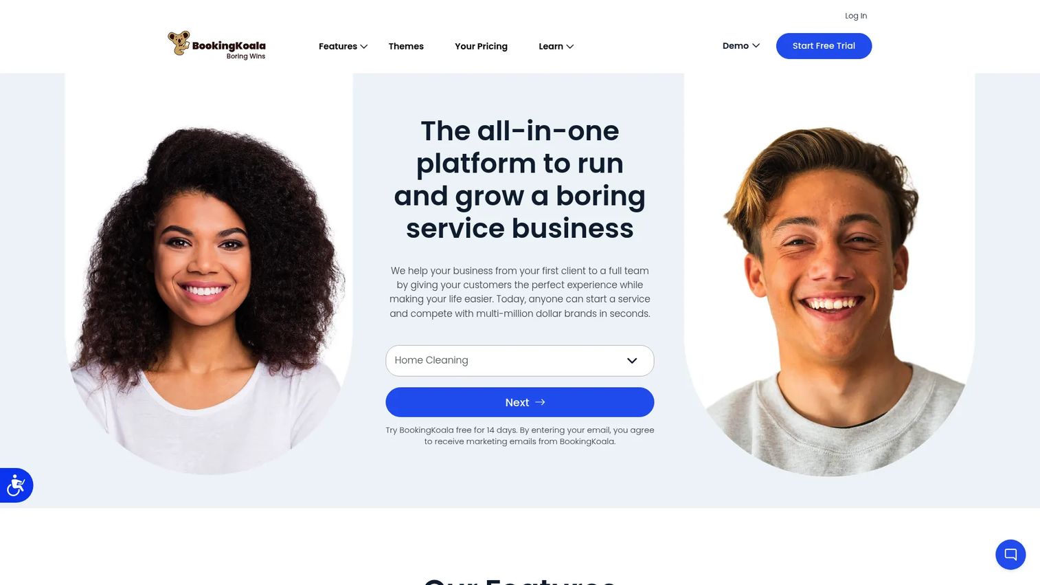 BookingKoala service business booking software