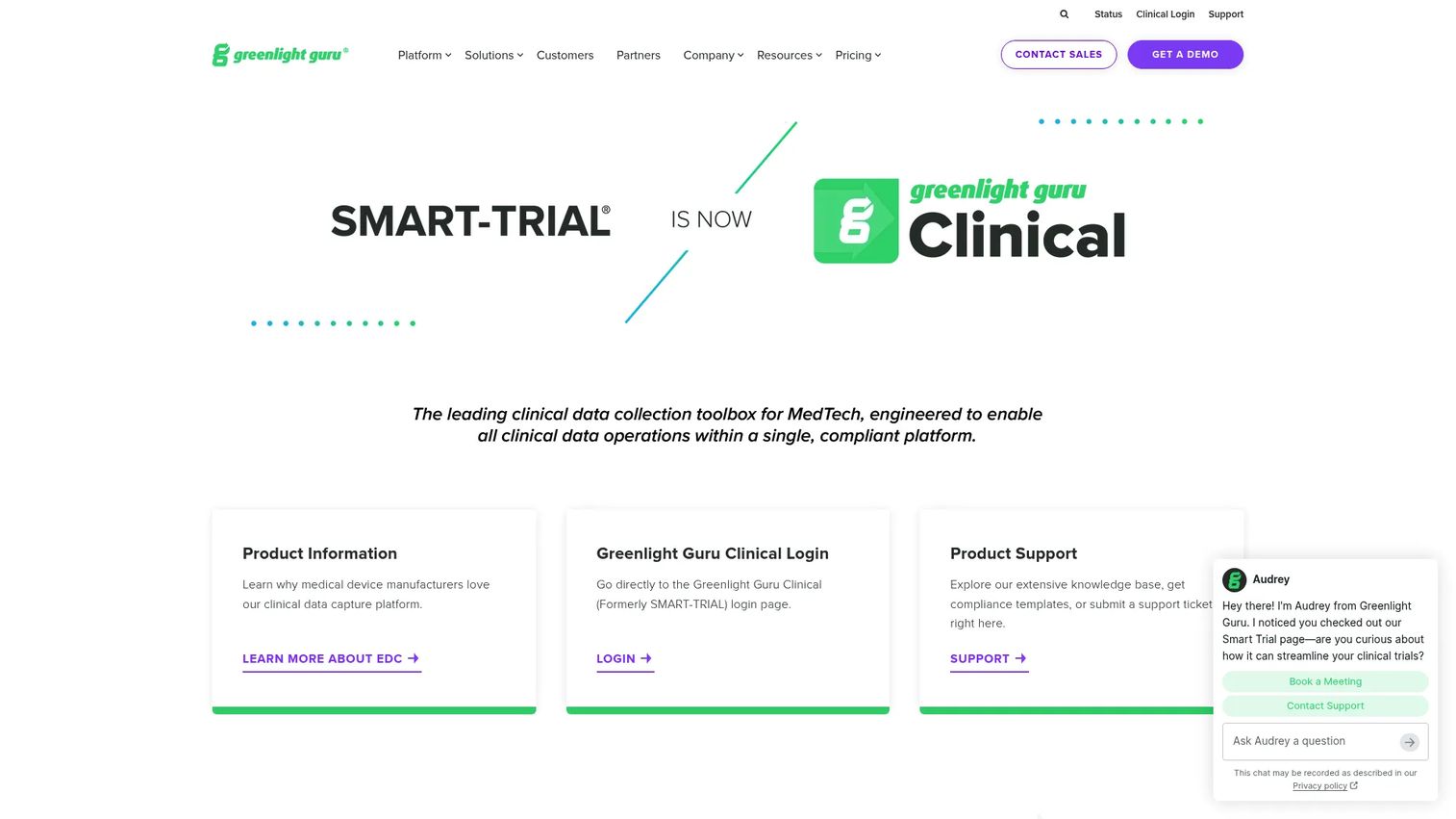 Smart Trial EDC software for clinical investigations