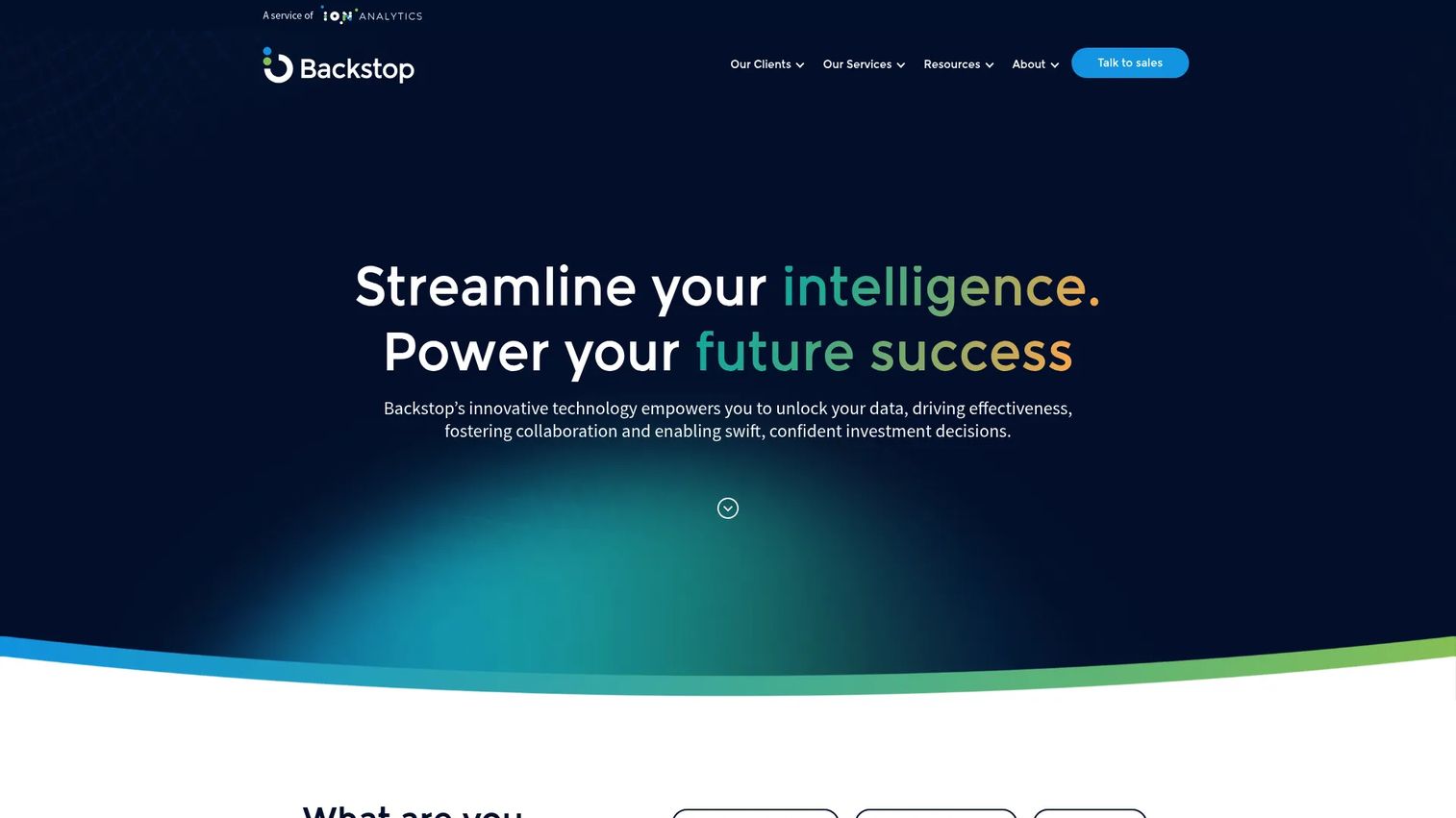 Backstop homepage screenshot