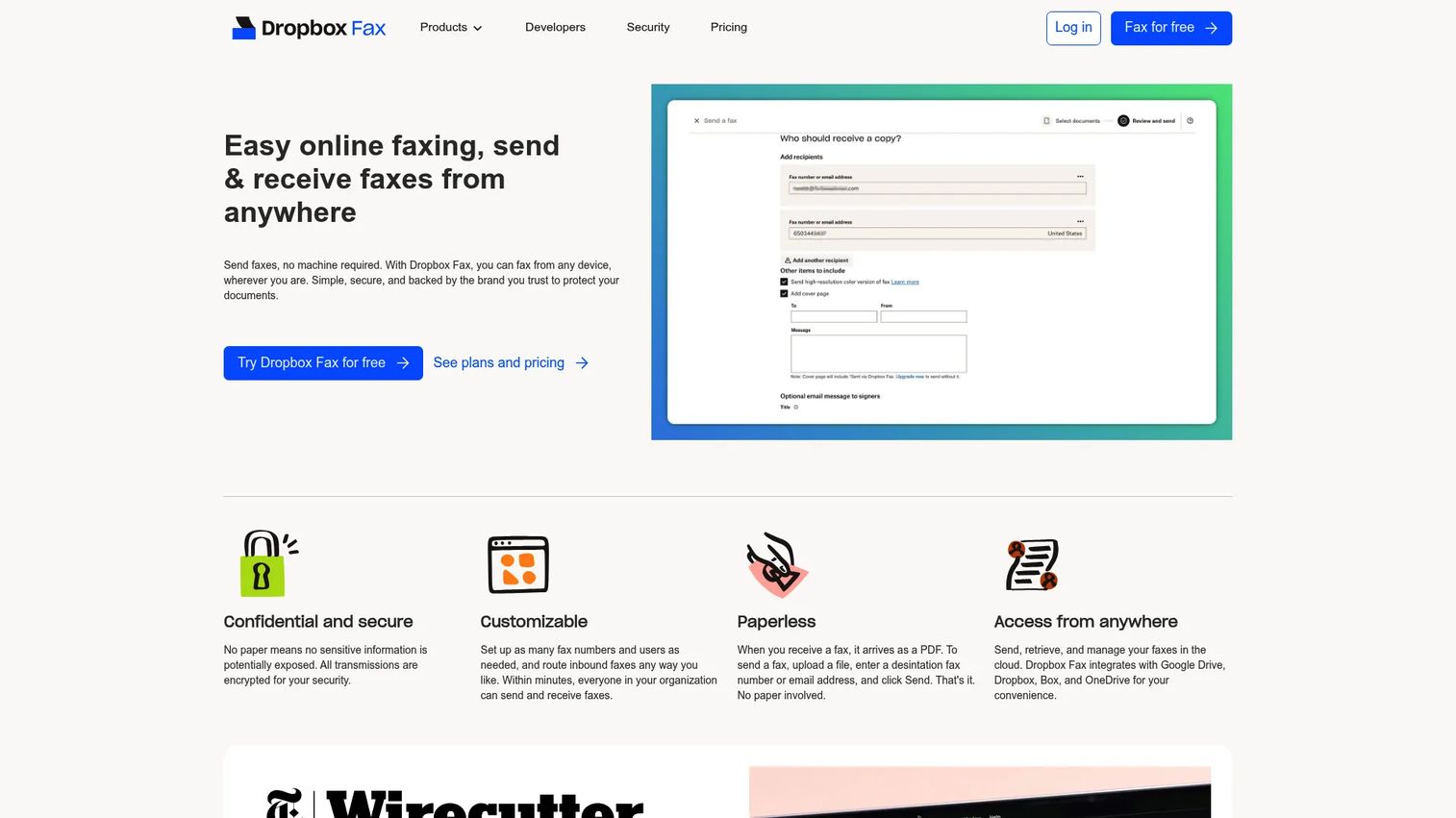 HelloFax online fax software
