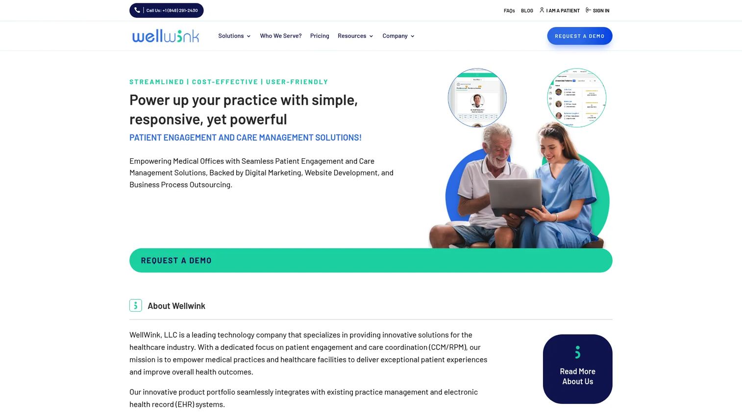 WellWink remote patient monitoring software for clinical practices