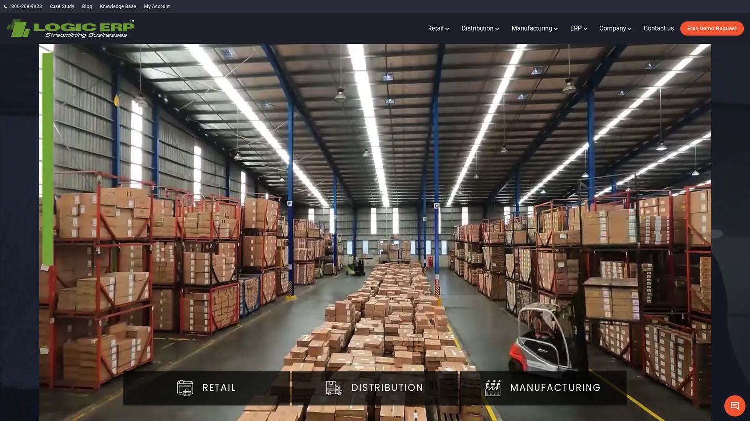 Logic ERP pharmaceutical wholesale inventory and billing dashboard