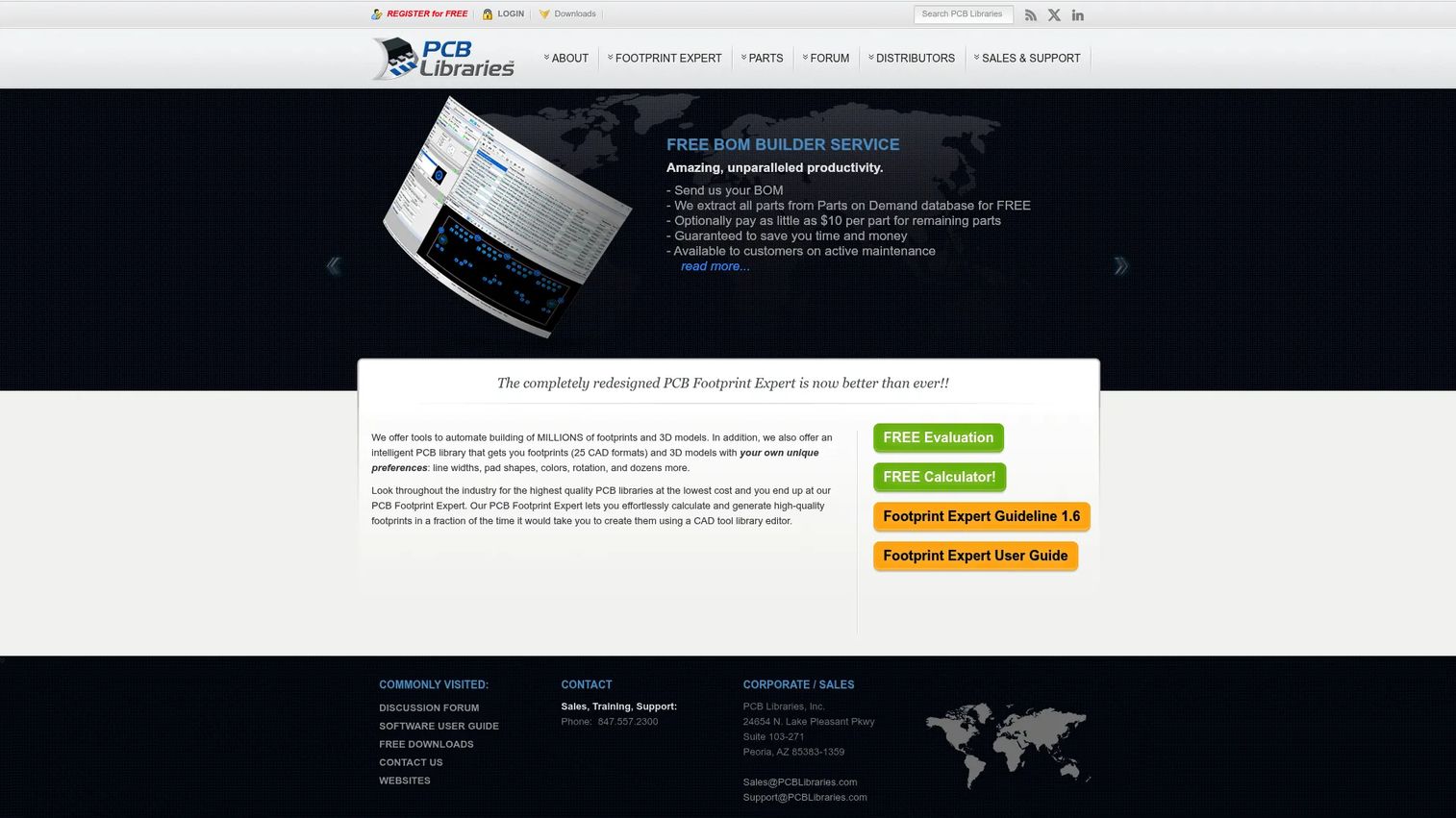 PCB Libraries Footprint Expert interface for PCB footprint creation