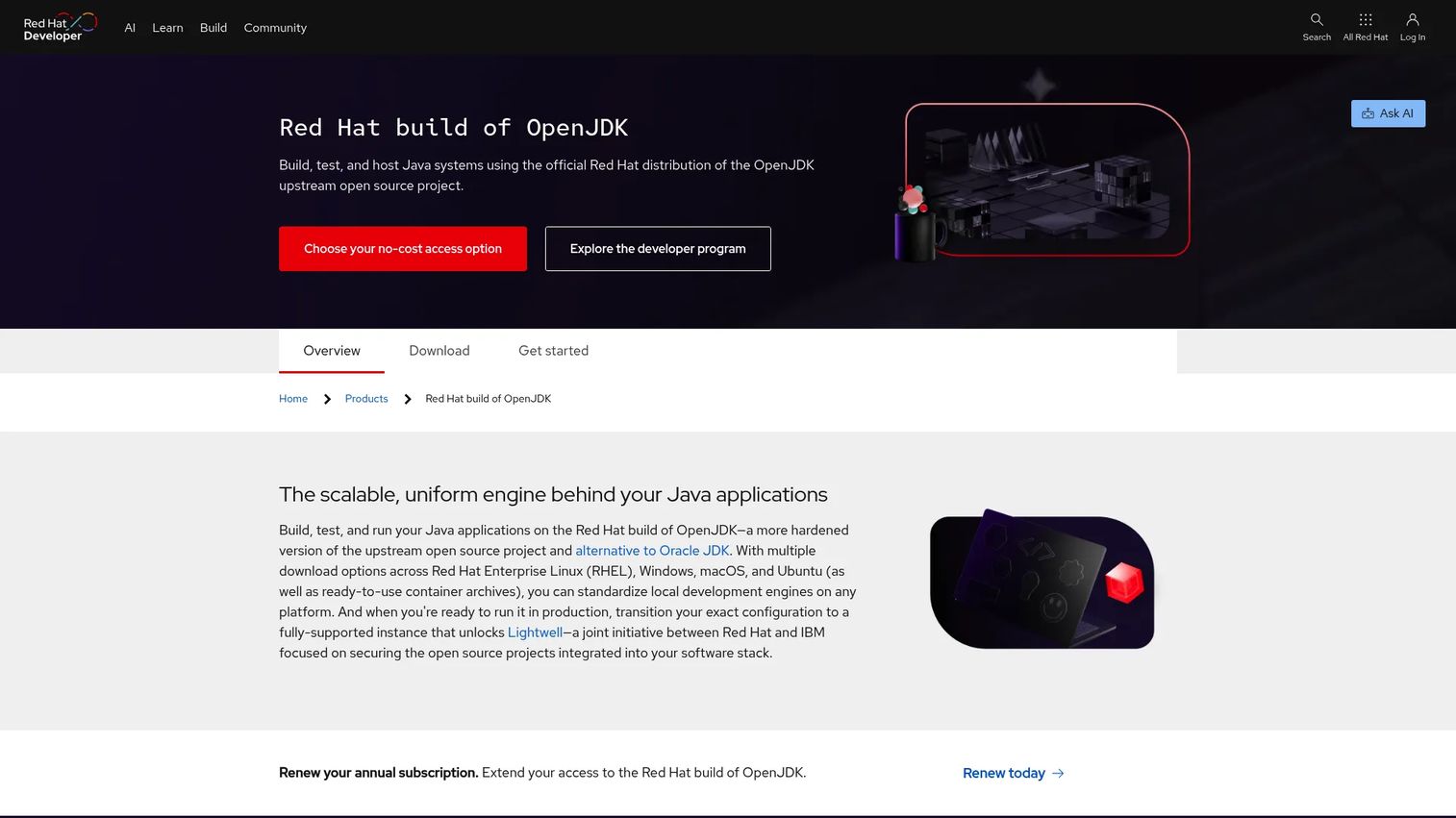 Red Hat OpenJDK distribution documentation