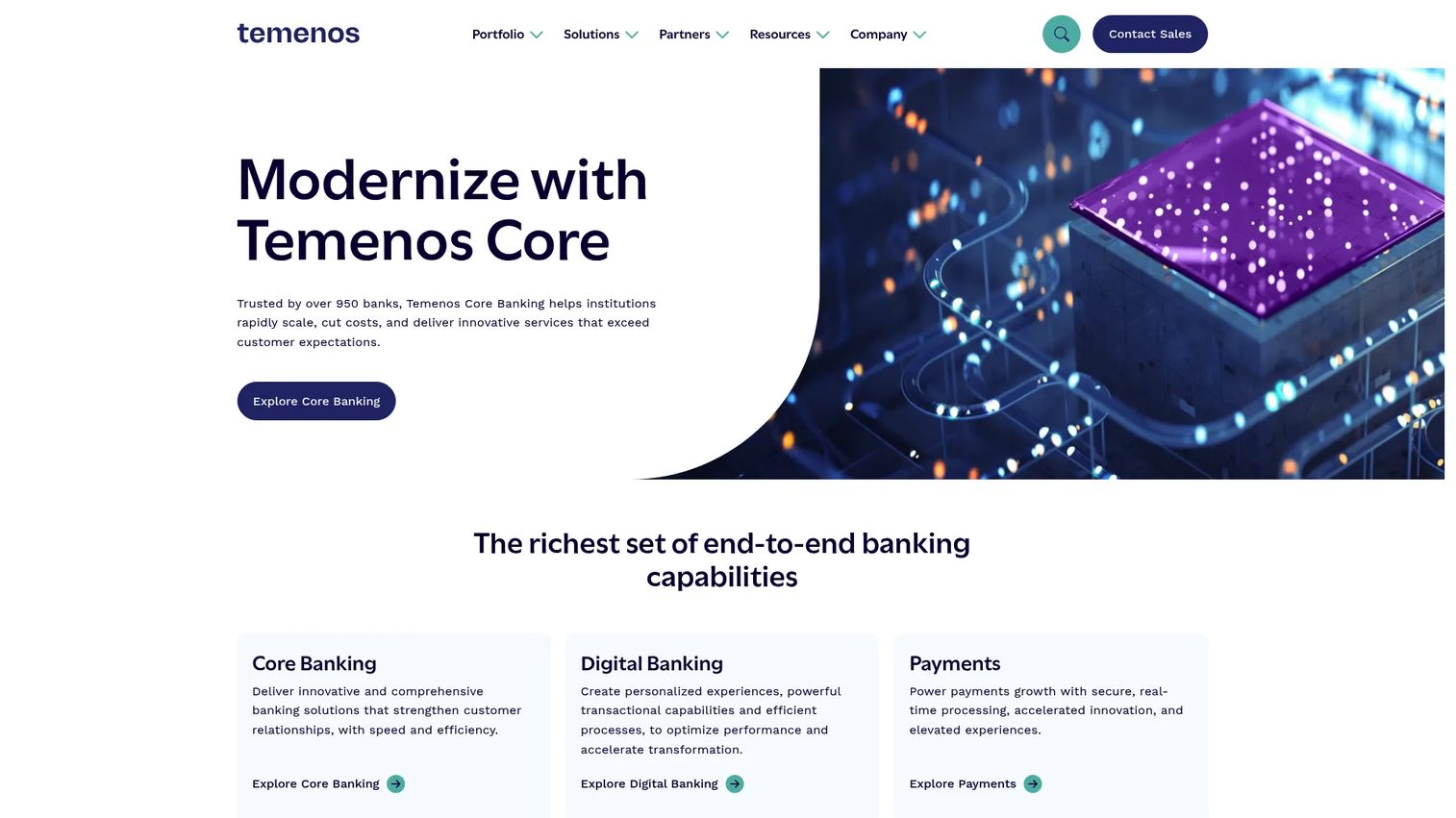 Temenos Digital Engagement Solution banking experience