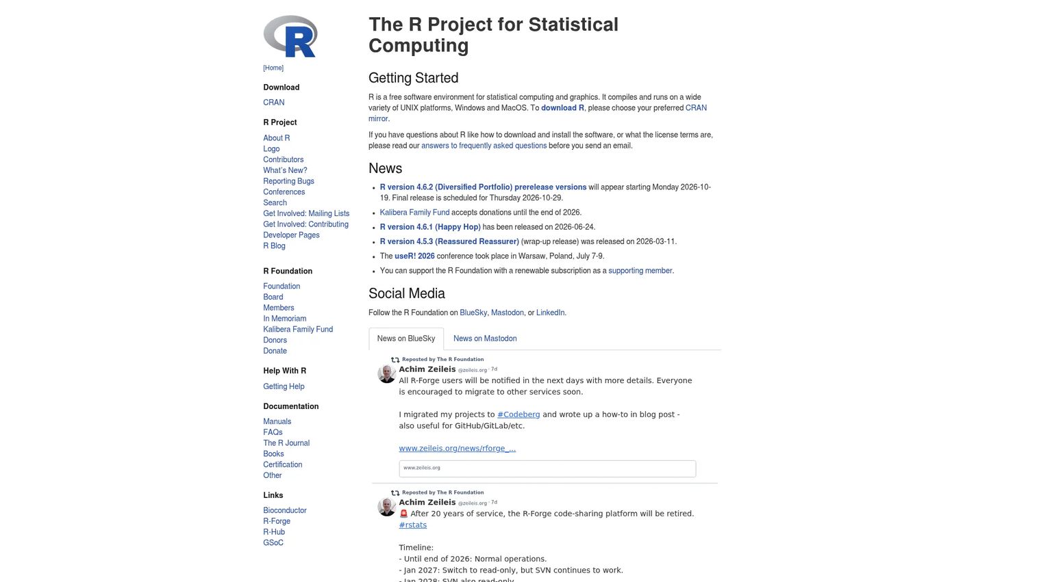 R environment for spatial data analysis