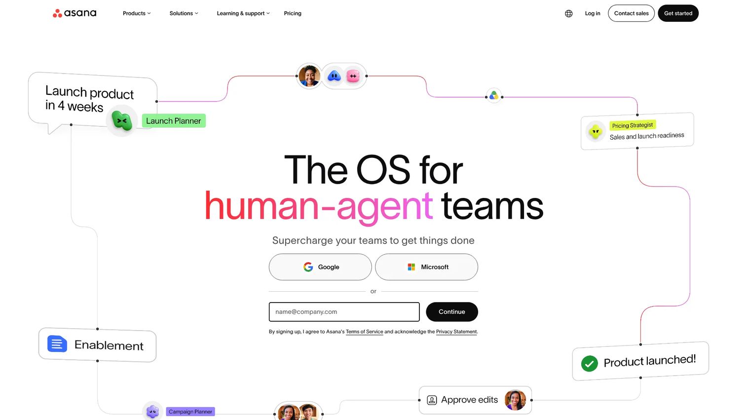 Asana project timeline and portfolio dashboard