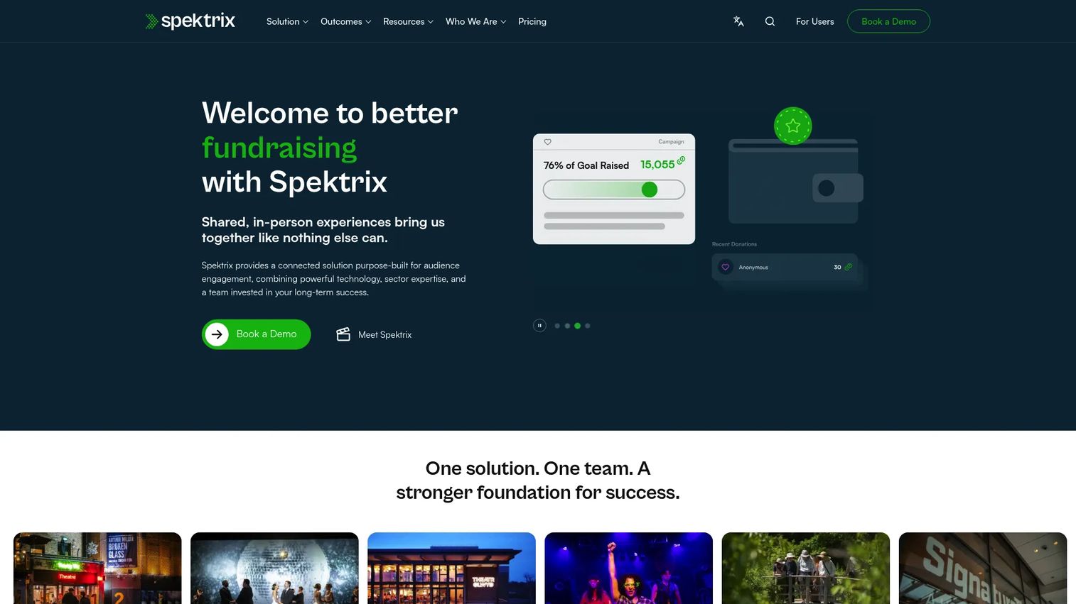 Spektrix ticketing and CRM software for performing arts