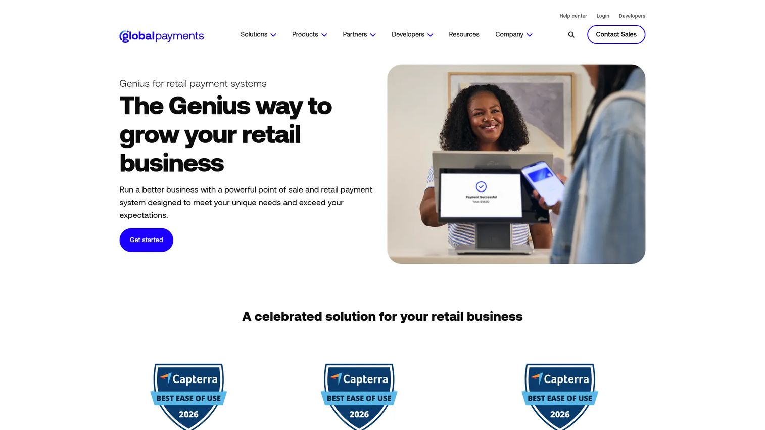 Heartland Retail POS dashboard with sales and inventory reporting