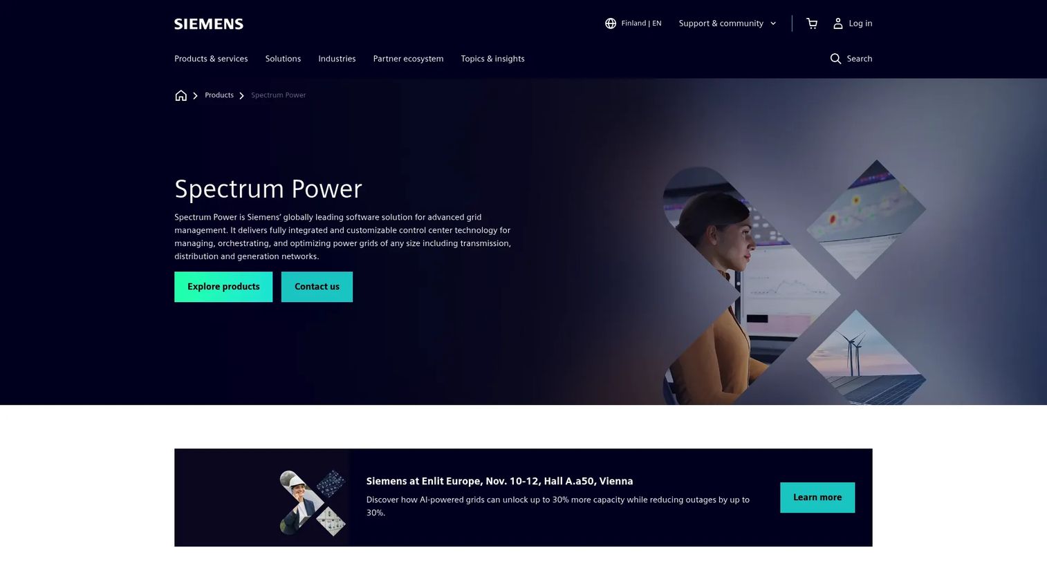 Siemens Spectrum Power ADMS control center software