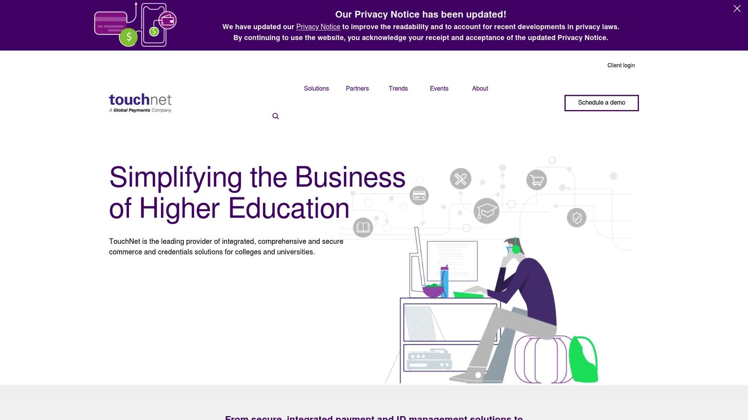 TouchNet campus commerce and program payment software