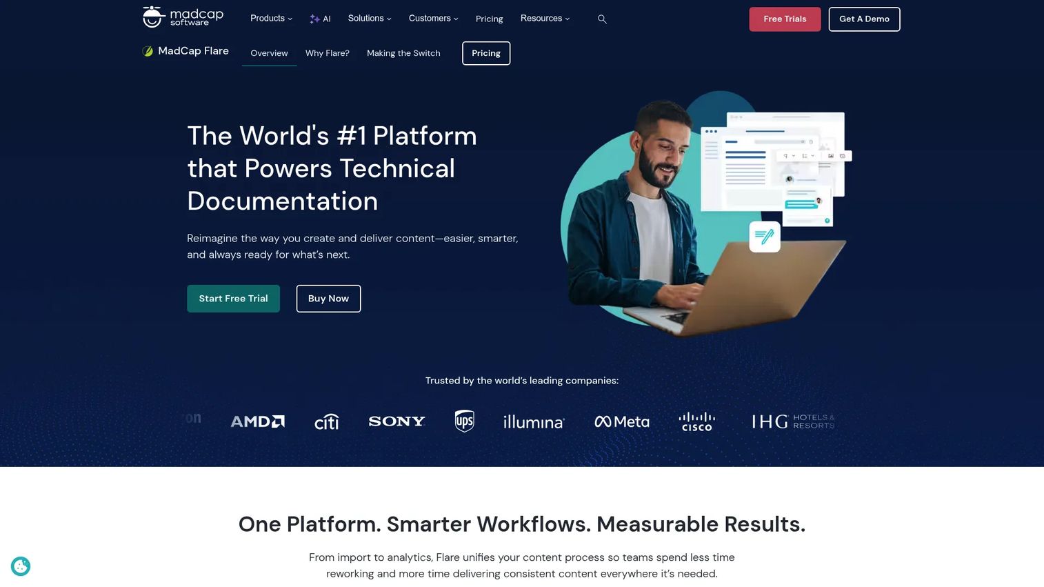 MadCap Flare structured technical authoring and multi-format publishing platform