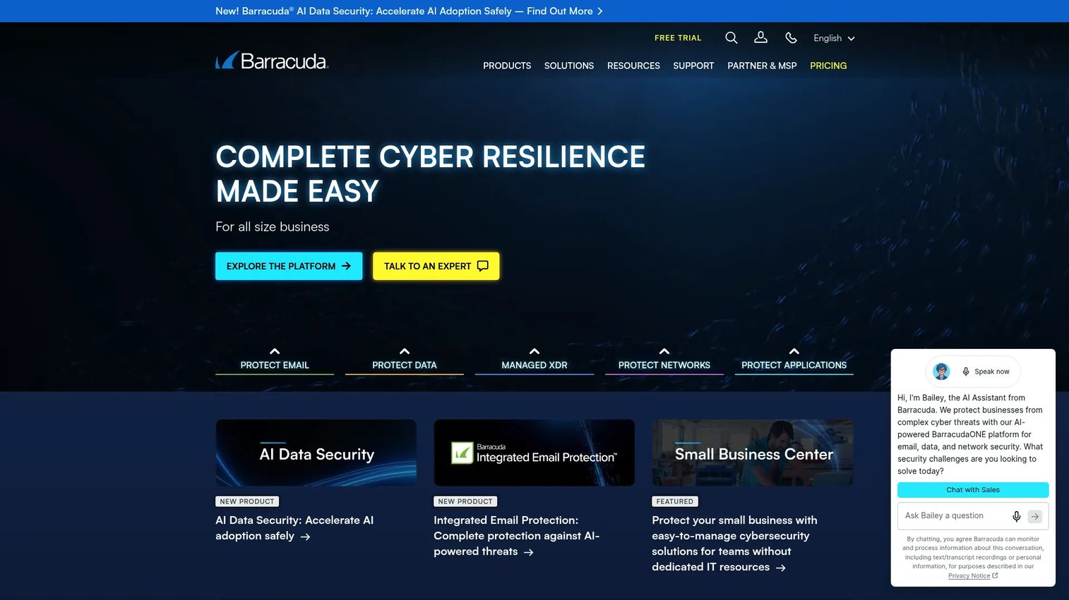 Barracuda Backup appliance and cloud recovery dashboard