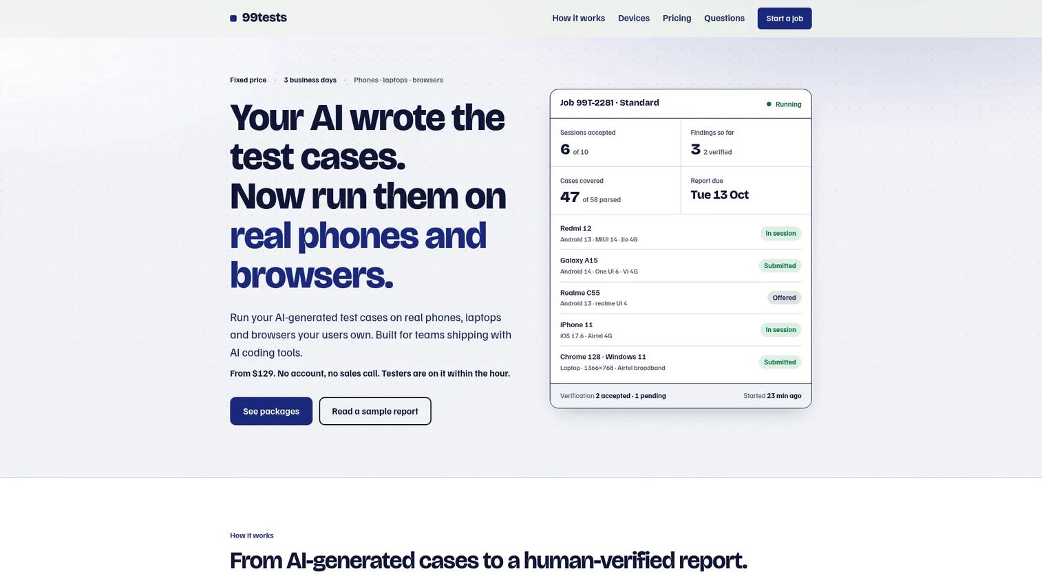 99tests crowd testing service for web and mobile software quality assurance