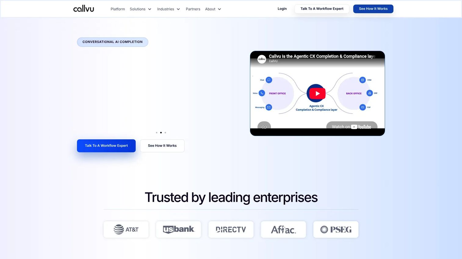 Callvu visual customer journey for contact center payments
